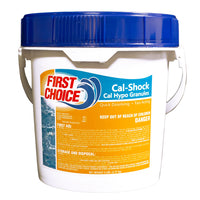 First Choice Cal-Shock - Calcium Hypochlorite, 5 lb Pail